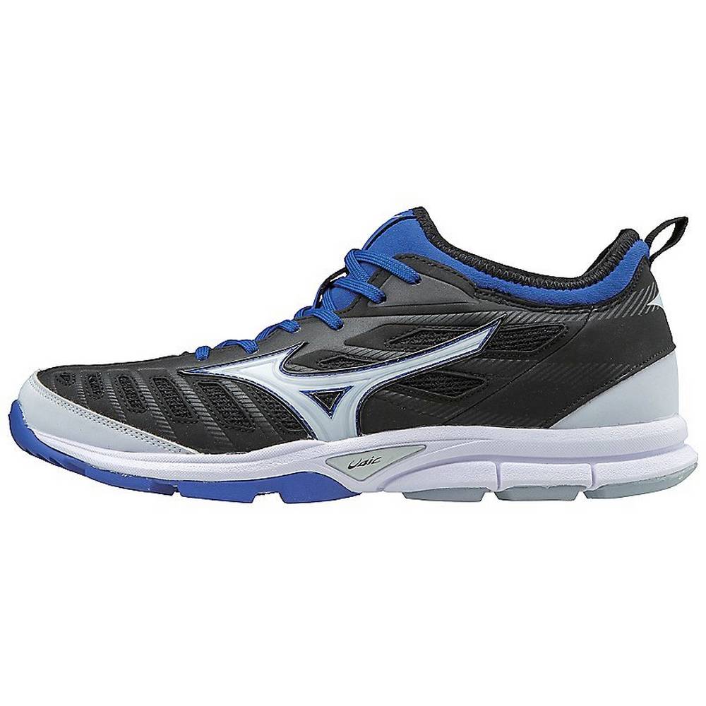 Mizuno Men's Player’s Trainer 2 Baseball Turf Baseball Shoes Black/Royal (320549-SUH)